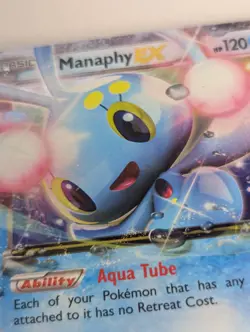 Manaphy EX 32/122 Ultra Rare XY - BREAKpoint Pokemon Card - HP - Image 3