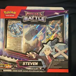 Pokemon Rival Battle Deck: Steven Metagross Beldum 60-Card Foil Deck Box - Image 1