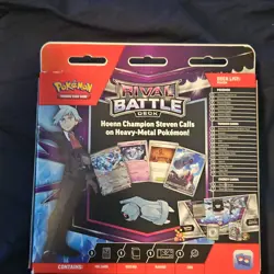 Pokemon Rival Battle Deck: Steven Metagross Beldum 60-Card Foil Deck Box - Image 2