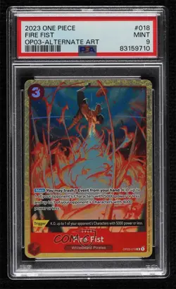 2023 One Piece Card Game: Pillars of Strength OP03 #OP03-018 PSA 9 MINT - Image 1