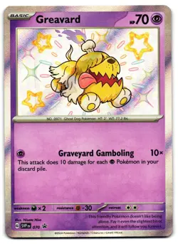 Greavard 070 - Scarlet & Violet Promo Pokemon TCG - M/LP Card - Image 1