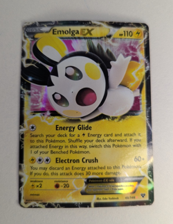 Emolga EX 46/146 XY Base Set Holo Pokemon Card HP - Image 1
