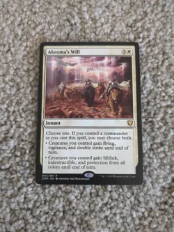 Akroma's Will Commander Legends MTG NM - Image 1