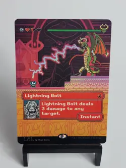 MTG - Secret Lair: Pixel Perfect - Lightning Bolt #1822 - Rainbow FOIL - NM - Image 1