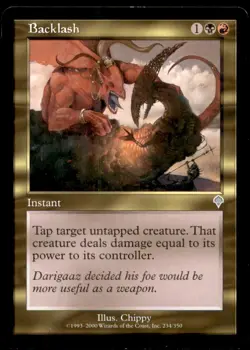 Backlash LP Light Play Invasion MTG [10032] - Image 1