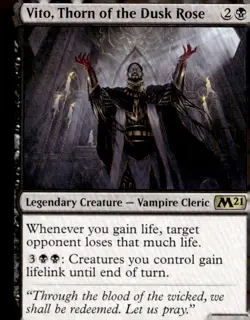 Core Set 2021 #127 Vito, Thorn of the Dusk Rose - Image 1