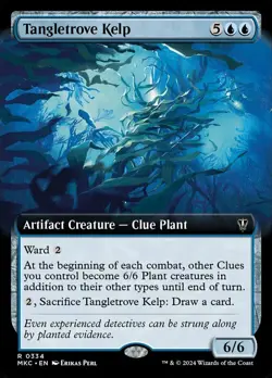 Tangletrove Kelp - Extended Art x1 - Commander: Murders at Karlov Manor - NM-Min - Image 1