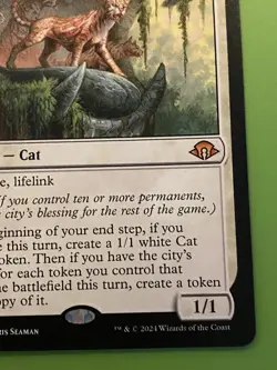 Magic the gathering 🇨🇦 Only. Ocelot Pride Modern horizons 3 NM Mythic #38 - Image 4