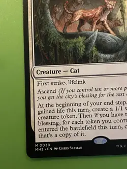 Magic the gathering 🇨🇦 Only. Ocelot Pride Modern horizons 3 NM Mythic #38 - Image 5