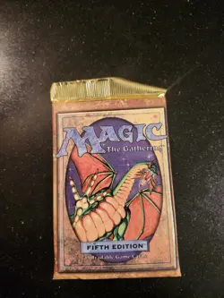 Magic The Gathering 5th Edition Booster Pack sealed - Image 1