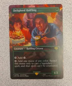 Delighted Halfling Magic the Gathering Lord of the Rings - Image 1
