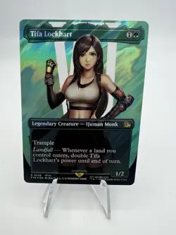 MTG Final Fantasy Tifa Lockhart Borderless Surge Foil - Image 1