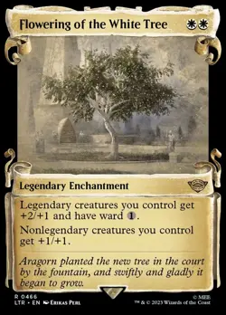 FOIL Flowering of the White Tree (Showcase) - The Lord of the Rings [Near Mint] - Image 1