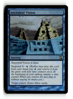 MTG | Ancestral Vision | Time Spiral | Foil | Light Played | English - Image 1