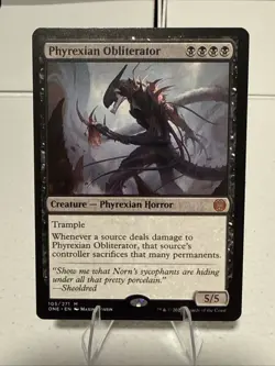 Phyrexian Obliterator Phyrexia: All Will Be One Regular - Image 1