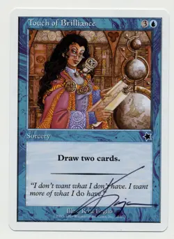 MTG Artist Proof Touch of Brilliance Magic Gathering Starter Signed AP - Image 1