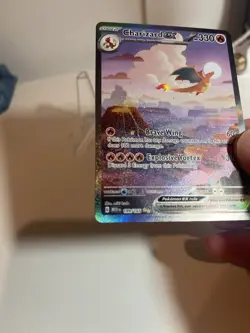 Pokemon TCG Charizard EX 199/165 Scarlet & Violet 151 English NM Condition - Image 3