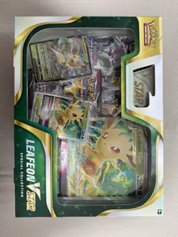 Pokemon Leafeon VSTAR Special Collection Promo Special Edition Box English 2022 - Image 1