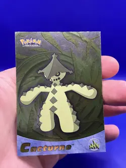 Pokemon Topps Advanced Card Holo Foil Cacturne #21 Rare MP - Image 5