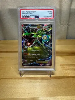 2015 Pokemon XY BSP Rayquaza EX PSA 7 XY73 - Image 1
