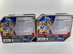 (LOT OF 2) Pokemon TCG Paradox Destinies Tins Iron Boulder & Raging Bolt EX NEW! - Image 4