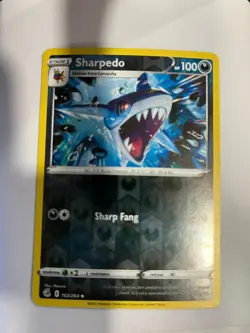 Sharpedo - 163/264 Fusion Strike Pokemon Reverse Holo Foil Rare - Image 1