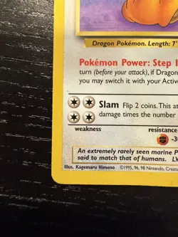 Pokemon TCG Dragonite 19/62 Fossil Non-Holo Rare Card Unlimited LP - Image 5