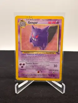1999 Pokemon WOTC Fossil Gengar Non-Holo Rare 20/62 MP - Image 1