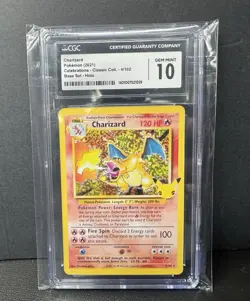 POKEMON CELEBRATIONS 25TH ANNIVERSARY CGC 10 GEM MINT CHARIZARD HOLO 4/102 - Image 5