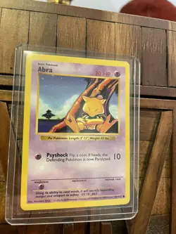 Shadowless Abra Base Set 43/102 Pokemon TCG - Image 1