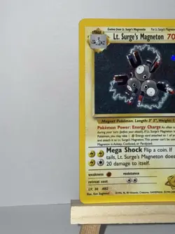 Pokemon TCG Lt. Surge's Magneton Gym Heroes 8/132 Holo Unlimited Rare - Image 3