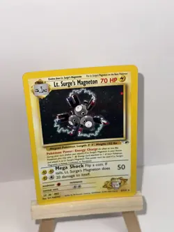 Pokemon TCG Lt. Surge's Magneton Gym Heroes 8/132 Holo Unlimited Rare - Image 5