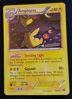 Ampharos - 40/114 - XY: Steam Siege 2016 - Holo Rare - Pokemon TCG LP - Image 1