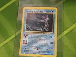Pokemon TCG Shining Gyarados Holo Secret Rare Neo Revelation 65/64 DAMAGED - Image 1