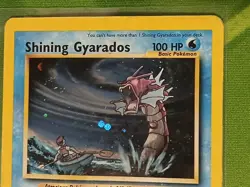 Pokemon TCG Shining Gyarados Holo Secret Rare Neo Revelation 65/64 DAMAGED - Image 2