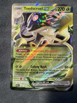 Pokemon TCG Toedscruel EX Scarlet & Violet: Paldean Fates 005/091 Holo M/NM - Image 1