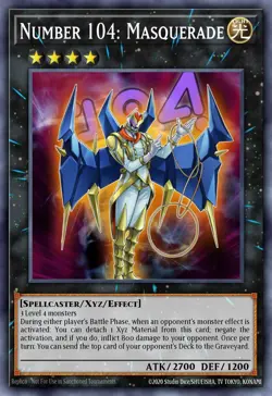 3x Number 104: Masquerade OP27-EN010 Super Rare NM Yugioh - Image 1