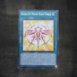 1996 Yu-Gi-Oh! 1st Edition Rank Up Magic Raid Force DOCS-EN054 Rare - Image 1