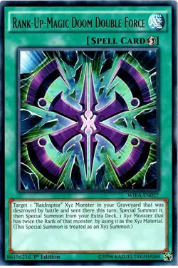 Yugioh! LP Rank-Up-Magic Doom Double Force - WIRA-EN027 - Rare - 1st Edition Lig - Image 1