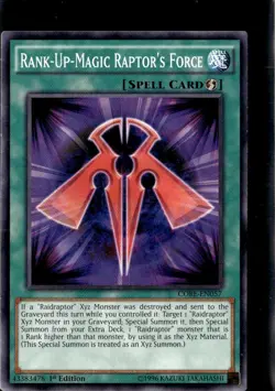 Yu-Gi-Oh Rank-Up-Magic Raptors Force CORE-EN057 1st Edition - Image 1