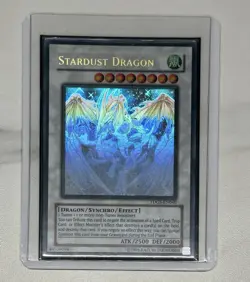 Yu-Gi-Oh! TCG Stardust Dragon TDGS-EN040 Unlimited Ghost Rare - Image 1