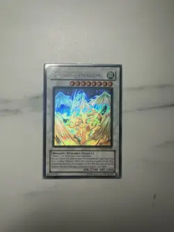 Yu-Gi-Oh! TCG Stardust Dragon TDGS-EN040 Unlimited Ghost Rare - Image 2