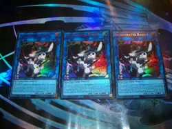 3x Silhouhatte Rabbit 1st Edition Ultra Rare CH02-EN048 Yu-Gi-Oh! - Image 1