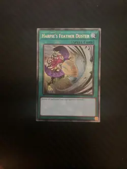 Yugioh Harpie's Feather Duster MP25-EN016 Starlight Rare 1st Ed NM - Image 1
