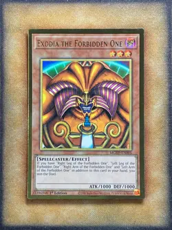 Yugioh Exodia the Forbidden One MGED-EN005 Gold Rare 1st Ed NM - Image 1