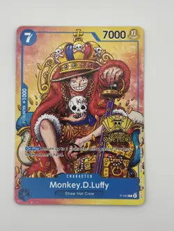 One Piece TCG - Monkey.D.Luffy P-043 (2nd Anniversary Stamped Promo) - English - Image 1