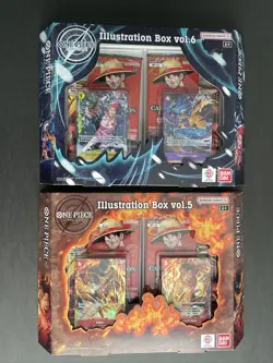 One Piece Card Game: Illustration Box (IB-05) Vol.5 x2 and Vol.6 x2 Sealed! 🔥 - Image 2