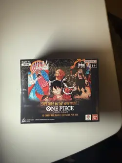 ONE PIECE EMPERORS IN THE NEW WORLD ENGLISH BOOSTER BOX OP-09 Mint New Sealed - Image 1