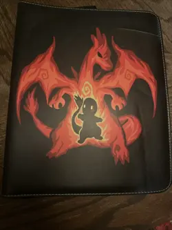 Pokemon Trading Card Binder Holder 50 Page TCG 400- Charizard Venusaur Starter - Image 1