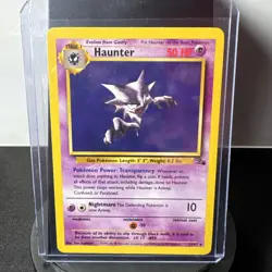 Pokemon TCG Haunter Fossil 21/62 Unlimited Regular Non-Holo Card WOTC LP - Image 1